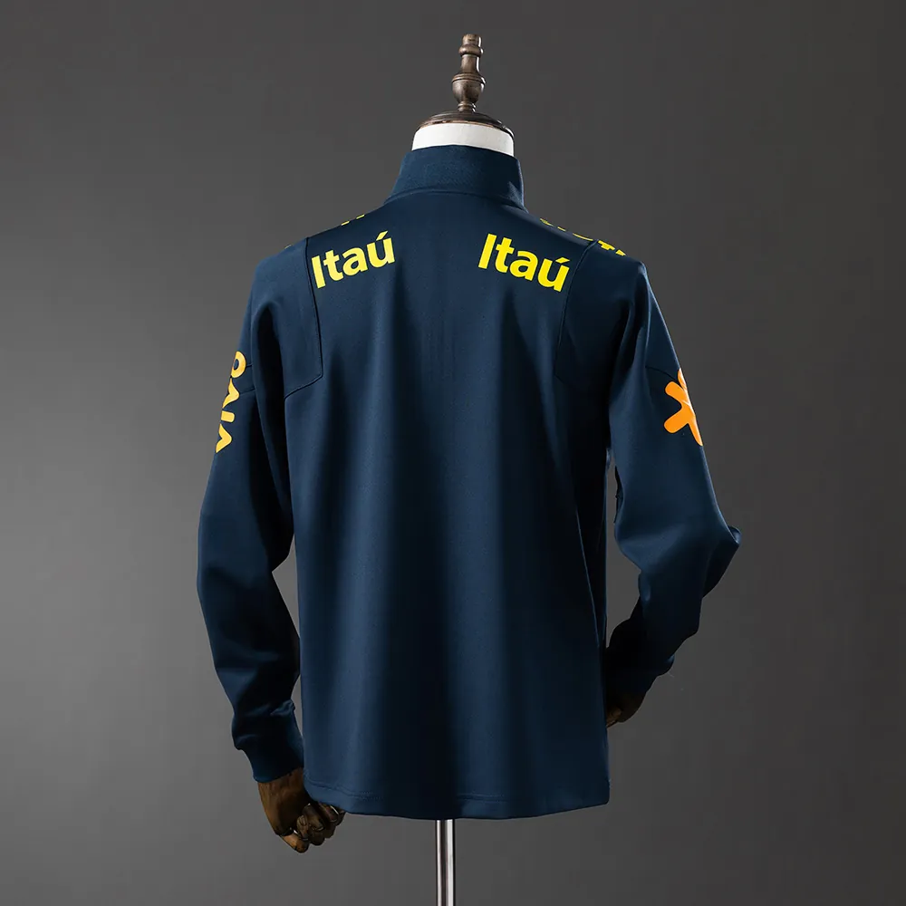 2025 Brazil long-sleeved Black windbreaker jacket 1