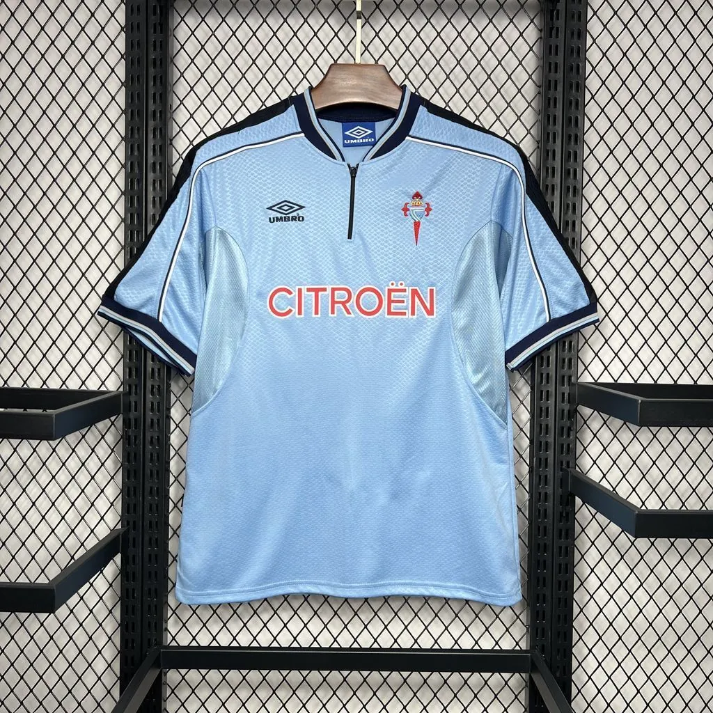 99-00 Celta De Vigo Home Shirt Soccer Uniforms Soccer AAAAJersey Yupoo 6