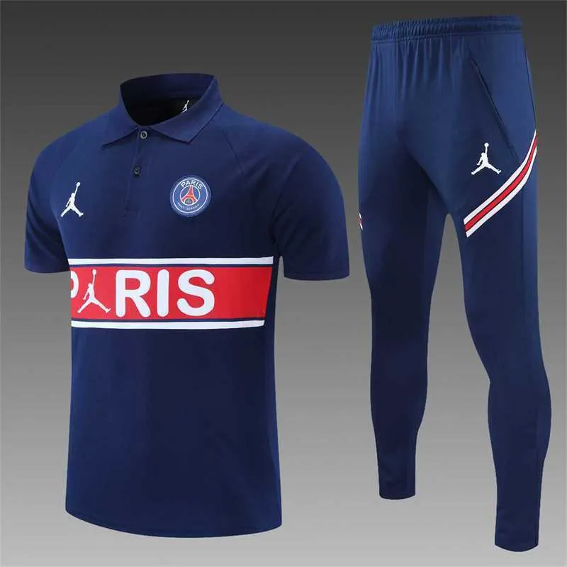Polo Jordan PSG sapphire blue chest print 20