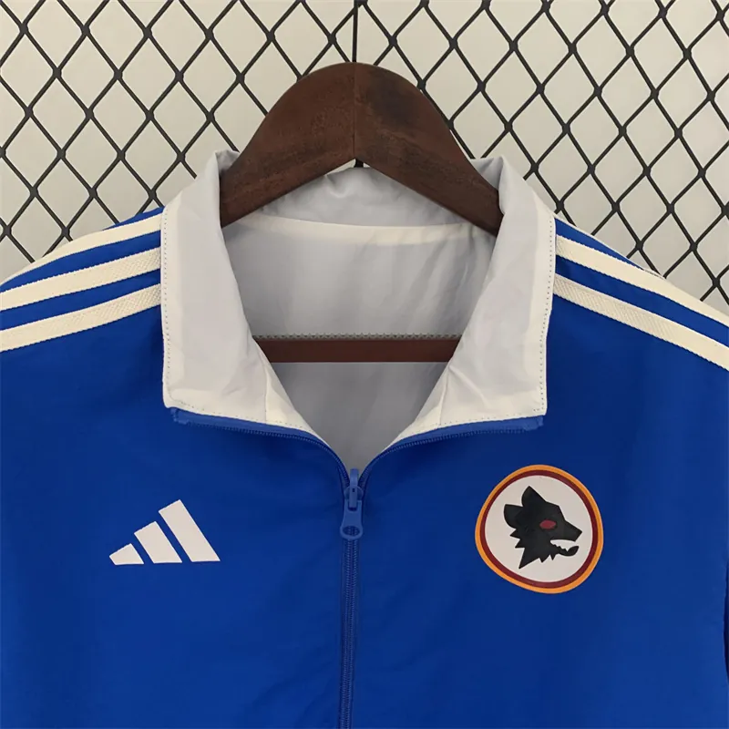23-24 Roma Reversible Windbreaker White 1