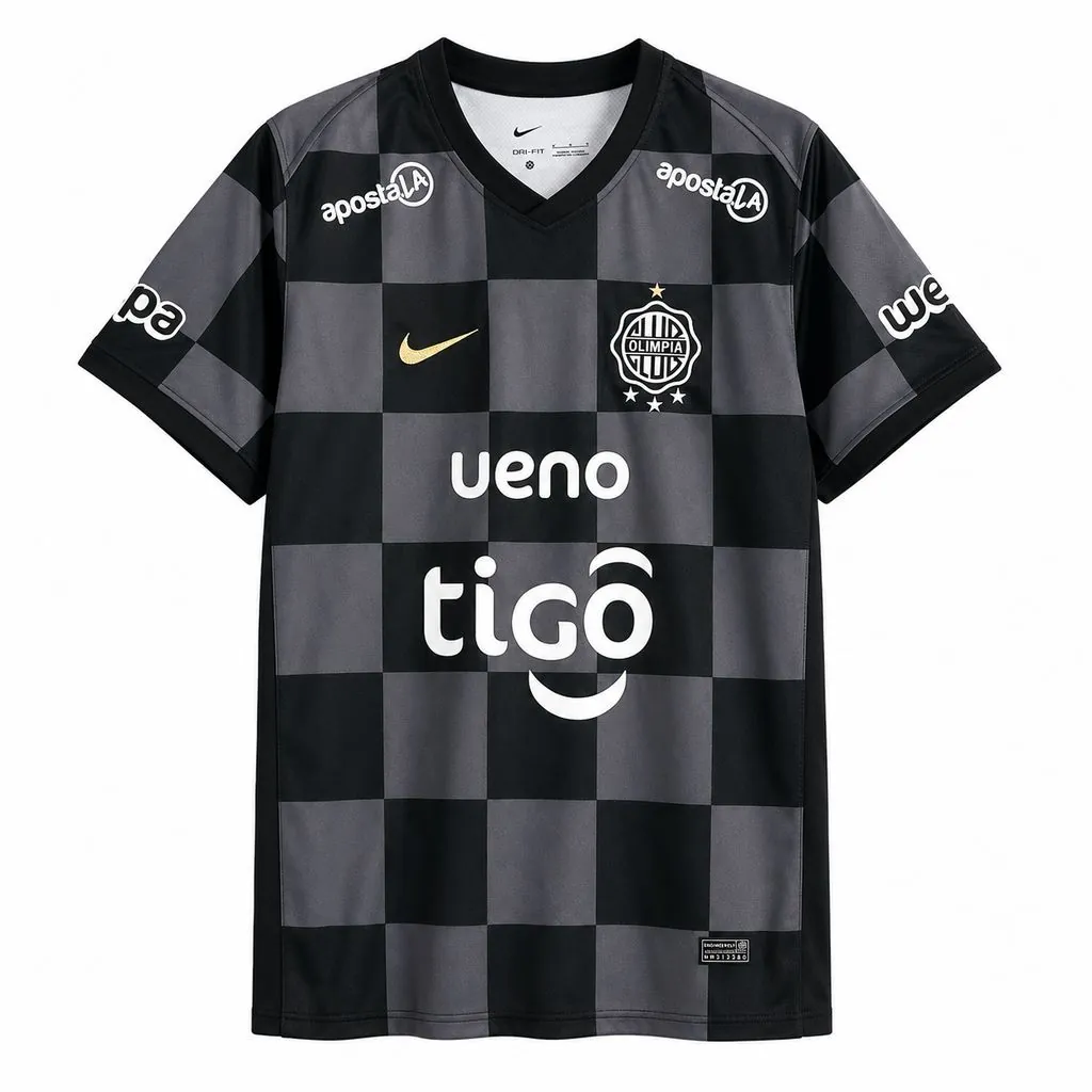 26-27 Club Olimpia Away Mens Kit Football T-Shirt AAAAJersey Wholesale Yupoo 4 3