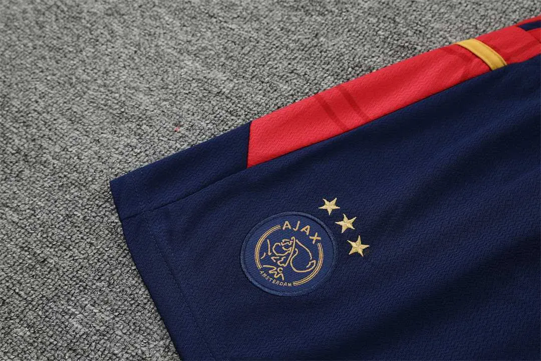 22-23 Ajax Training Suit Short Sleeve Kit Royal Blue 13