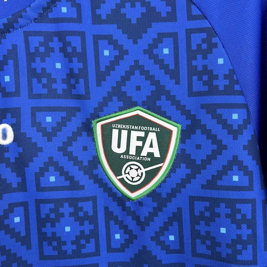2025 Uzbekistan Home Shirt Soccer Uniform AAAAJersey Yupoo 1