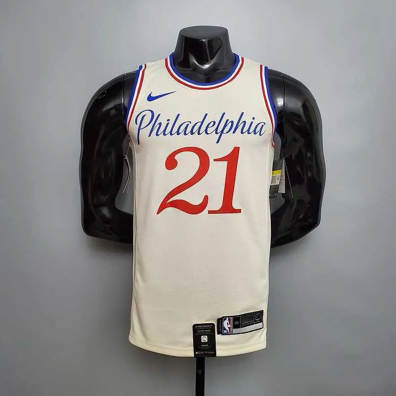 2020 Philadelphia 76ers EMBIID#21 City Limited Edition Beige 8