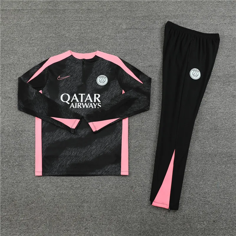 24-25 PSG Long Sleeve Training Suit Football Shirts 2