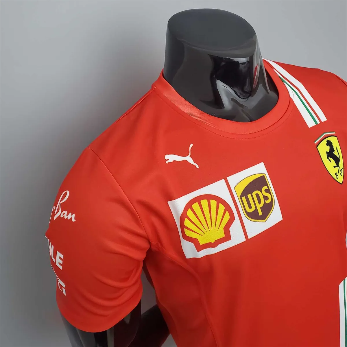 F1 Formula One; Ferrari racing suit red 3