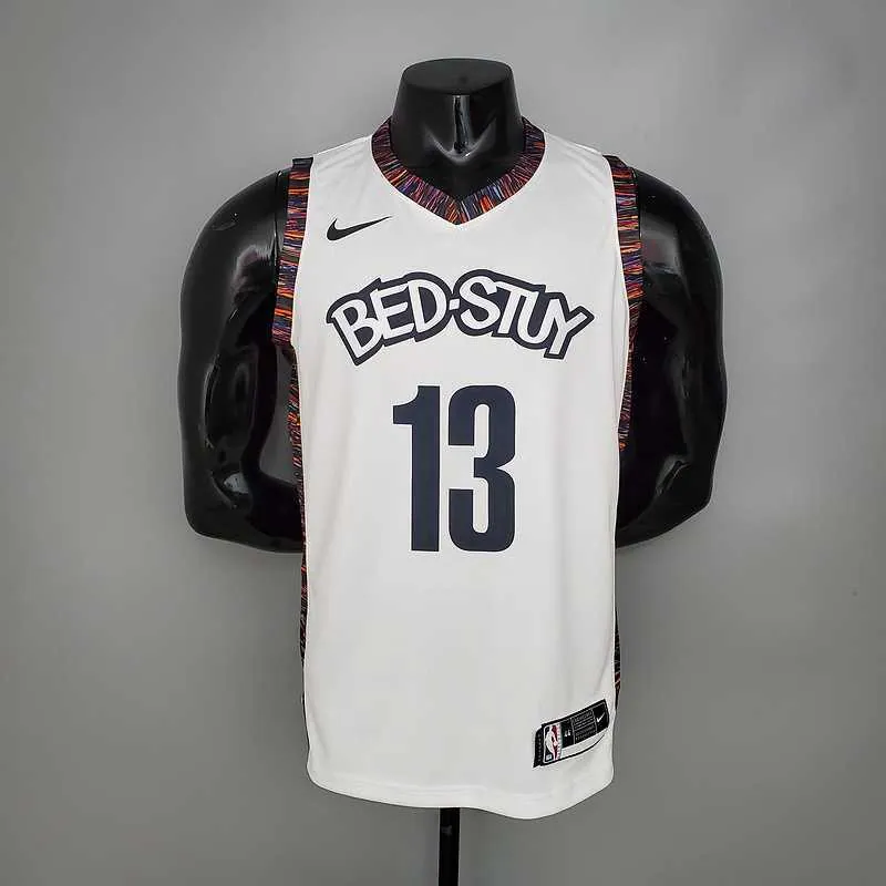 Harden #13 Brooklyn Nets City version white 9