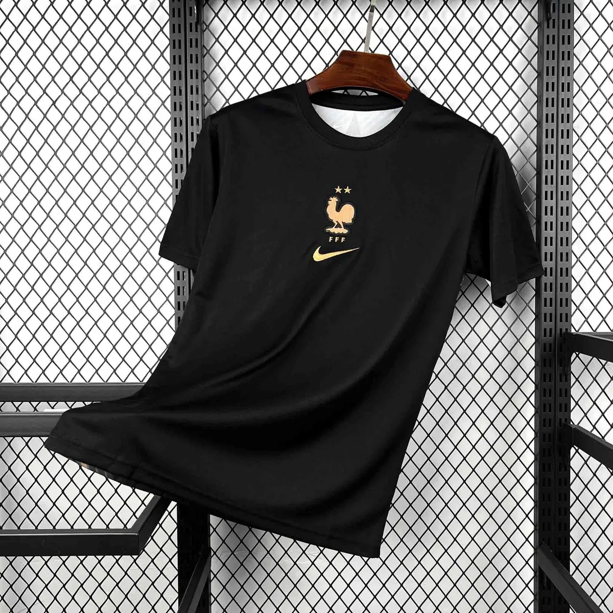 2026 France Mens Goalkeeper Kit Football Black T-Shirt AAAAJersey Supply Yupoo 2