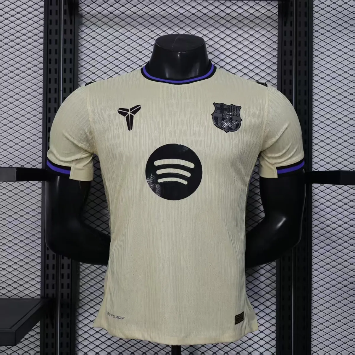 25-26 Barcelona Away Kit Football Player Version Long Sleeve Summer Shirt AAAAJersey Supply Yup 4