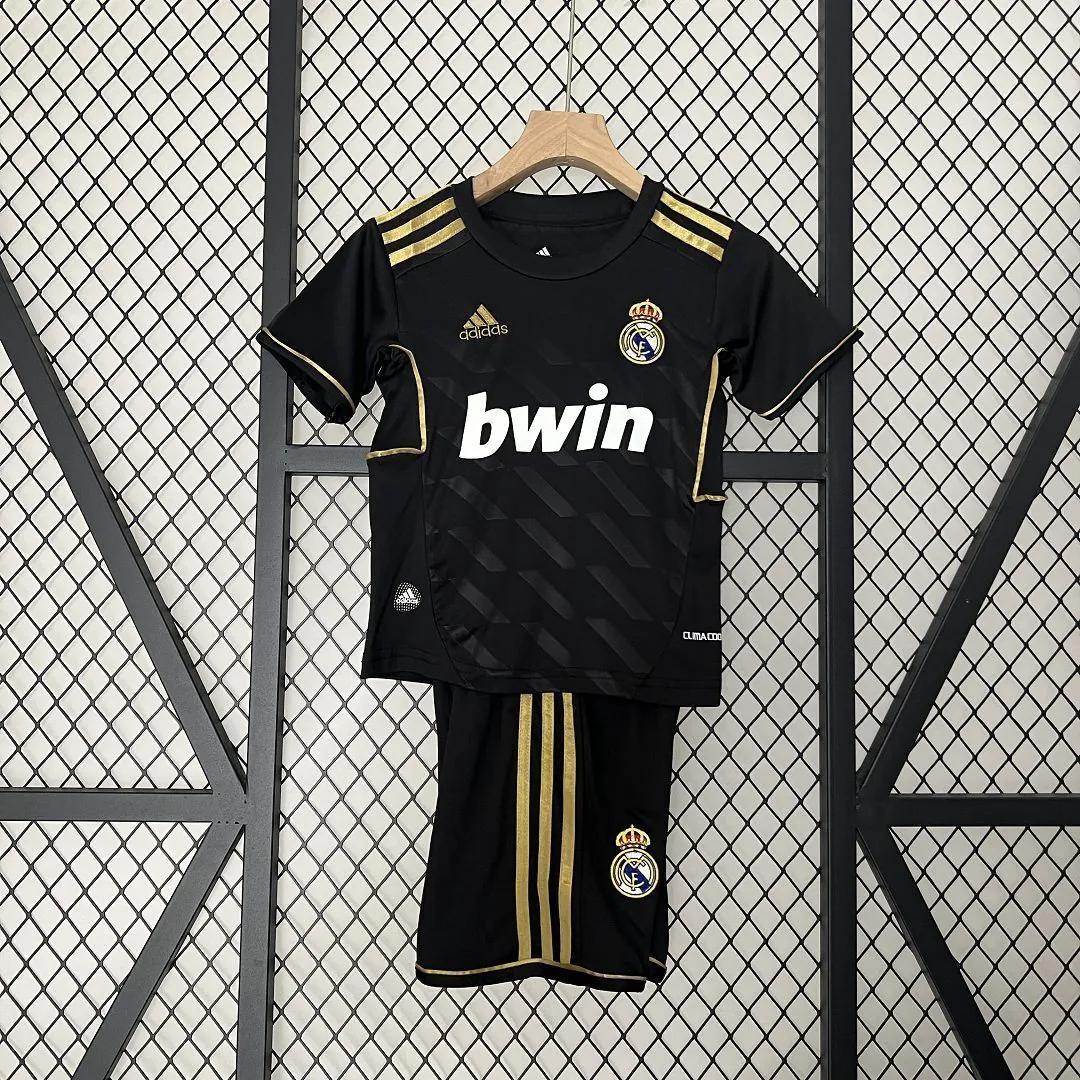 11-12 Real Madrid Away Retro Kids Kit Size-16-28 Football Jersey Yupoo 15
