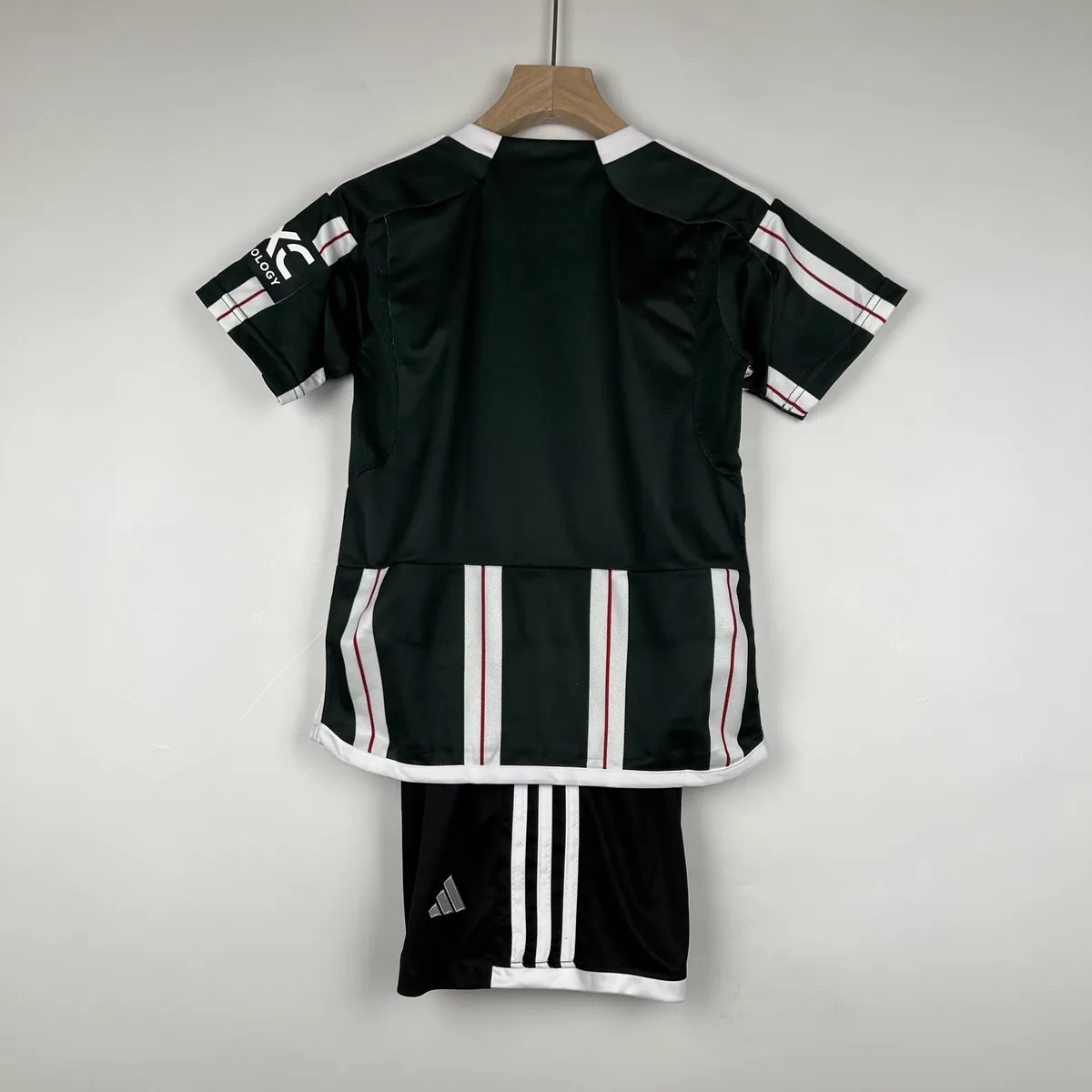 23-24 Manchester United kids away size 16-28 Soccer Jersey 5
