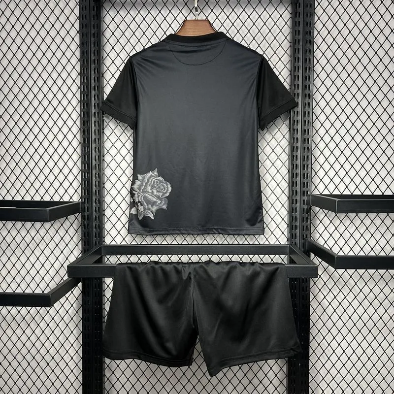 24-25 Real Madrid Y3 Kid Kits Black Youth Apparels AAAAJersey Wholesale Yupoo 4