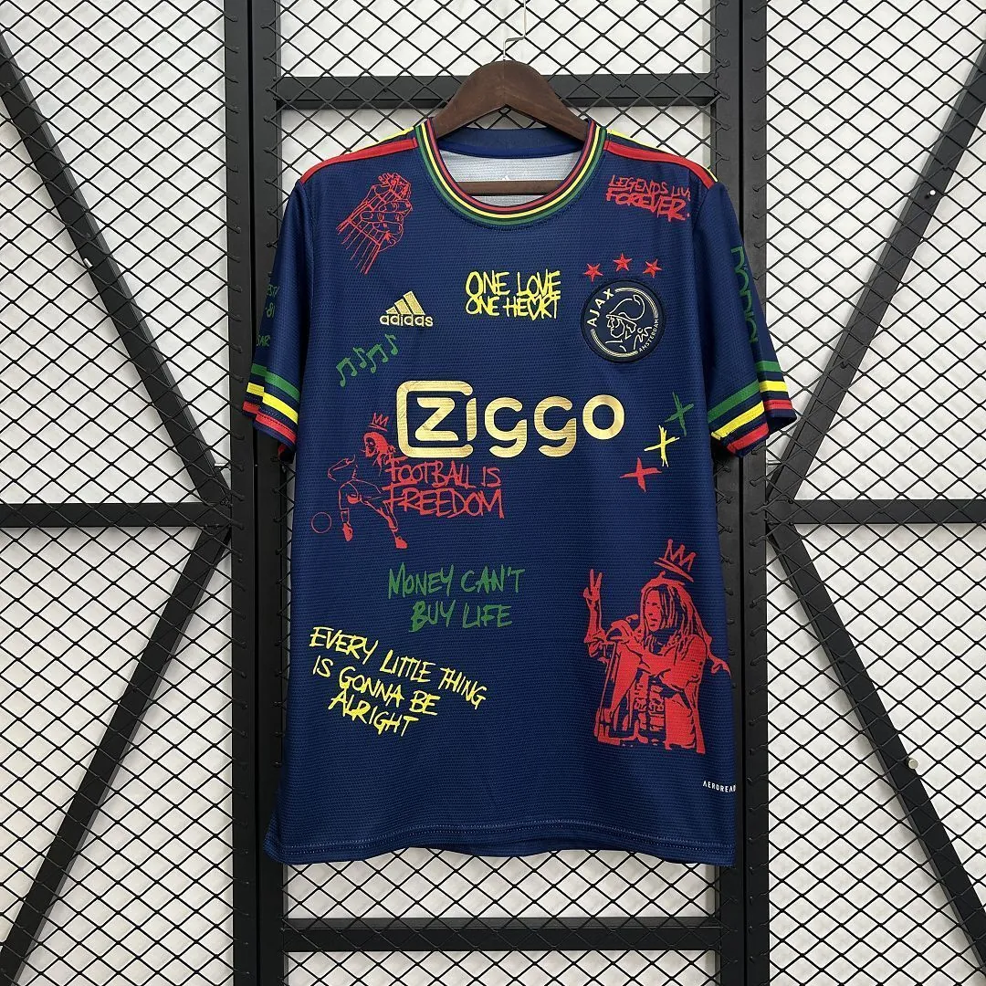 22-23 Ajax x Bob Marley AOP Special Edition Shirt AAAAJersey Dropship Yupoo 8