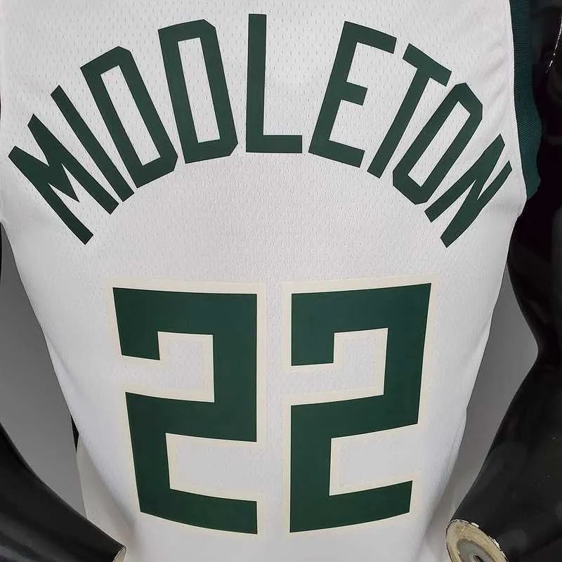 2021 MIDDLETON#22 BUCKS Home White 1