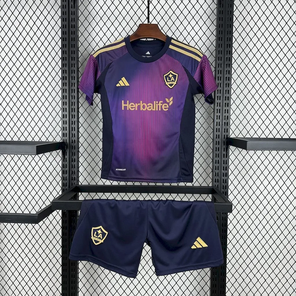 25-26 LA Galaxy Away Kids Kit Soccer AAAAJersey Yupoo 16-28 5