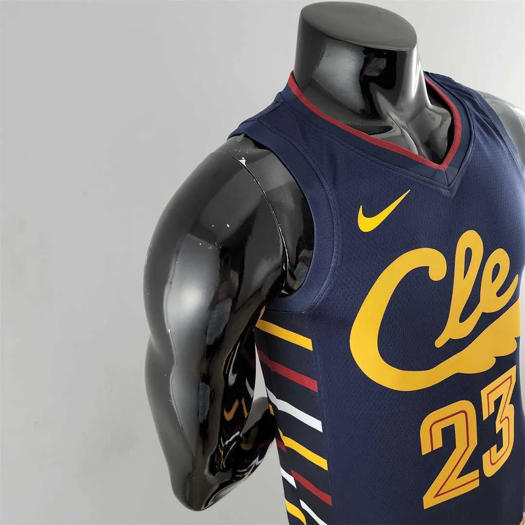 Cleveland Cavaliers JAMES #23 Striped NBA Jersey 4