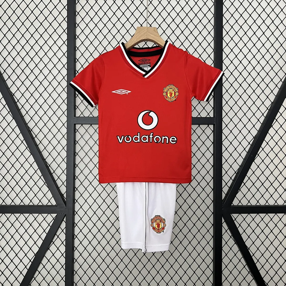 00-01 Manchester United Home Retro Kid Kits Youth Apparels AAAAJersey Wholesale Yupoo 8