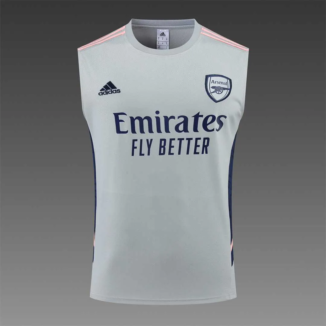 22-23 Arsenal vest training suit kit Grey 13
