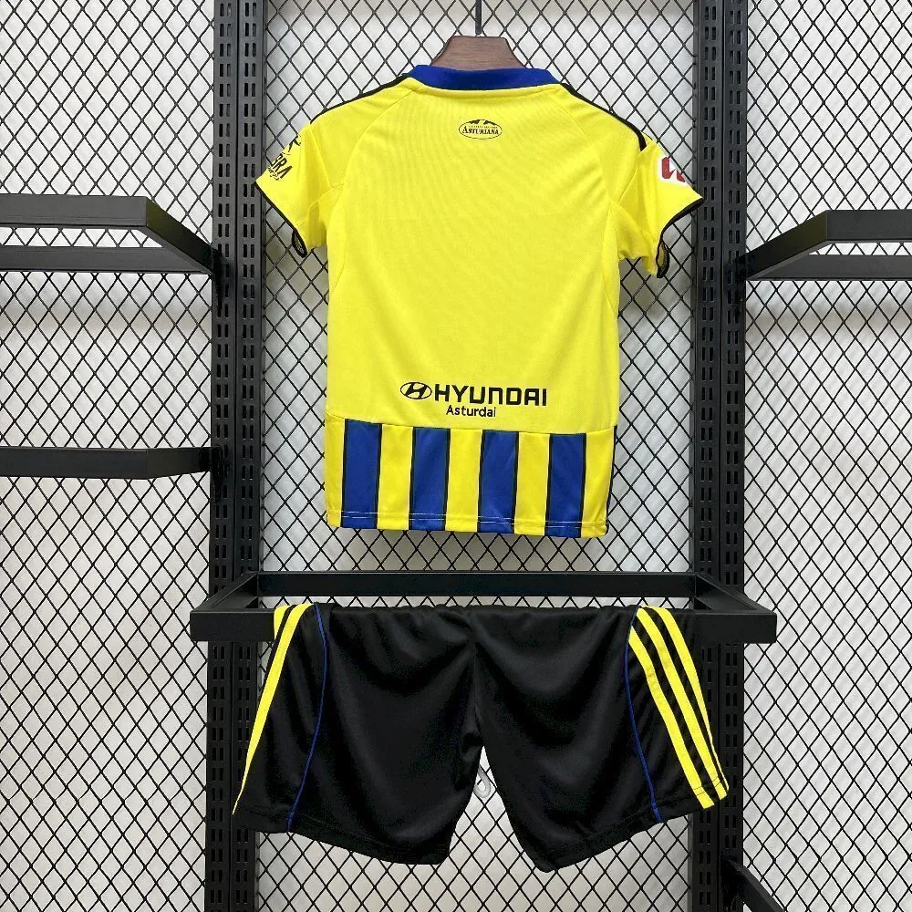 25-26 Real Oviedo Away Kids Kit Soccer T-Shirt AAAAJersey Supply Yupoo 1