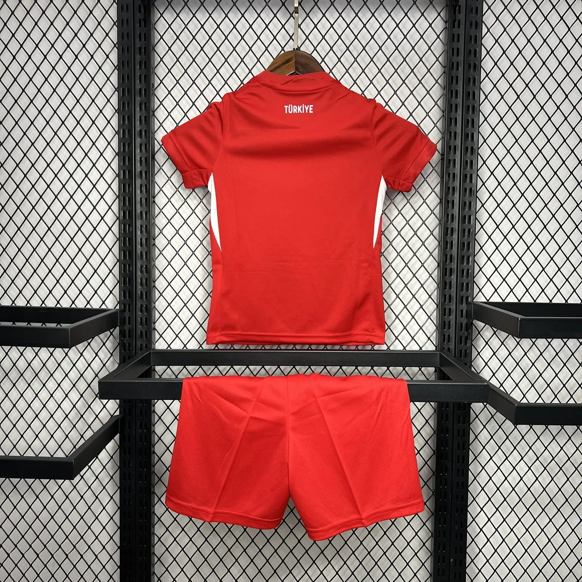 2024 Turkey Away Kid Kits UEFA Euro Youth Apparels Football AAAAJersey Supplier 1