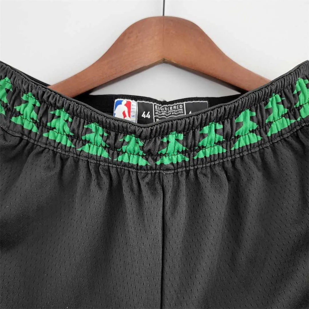Minnesota Timberwolves retro NBA Shorts Black 3