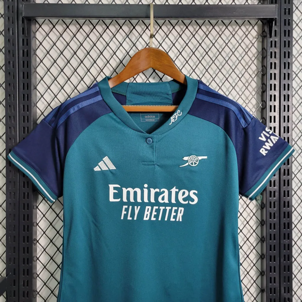 23-24 Woman Arsenal Third Away S-XXL Cheap Soccer Jerseys 3