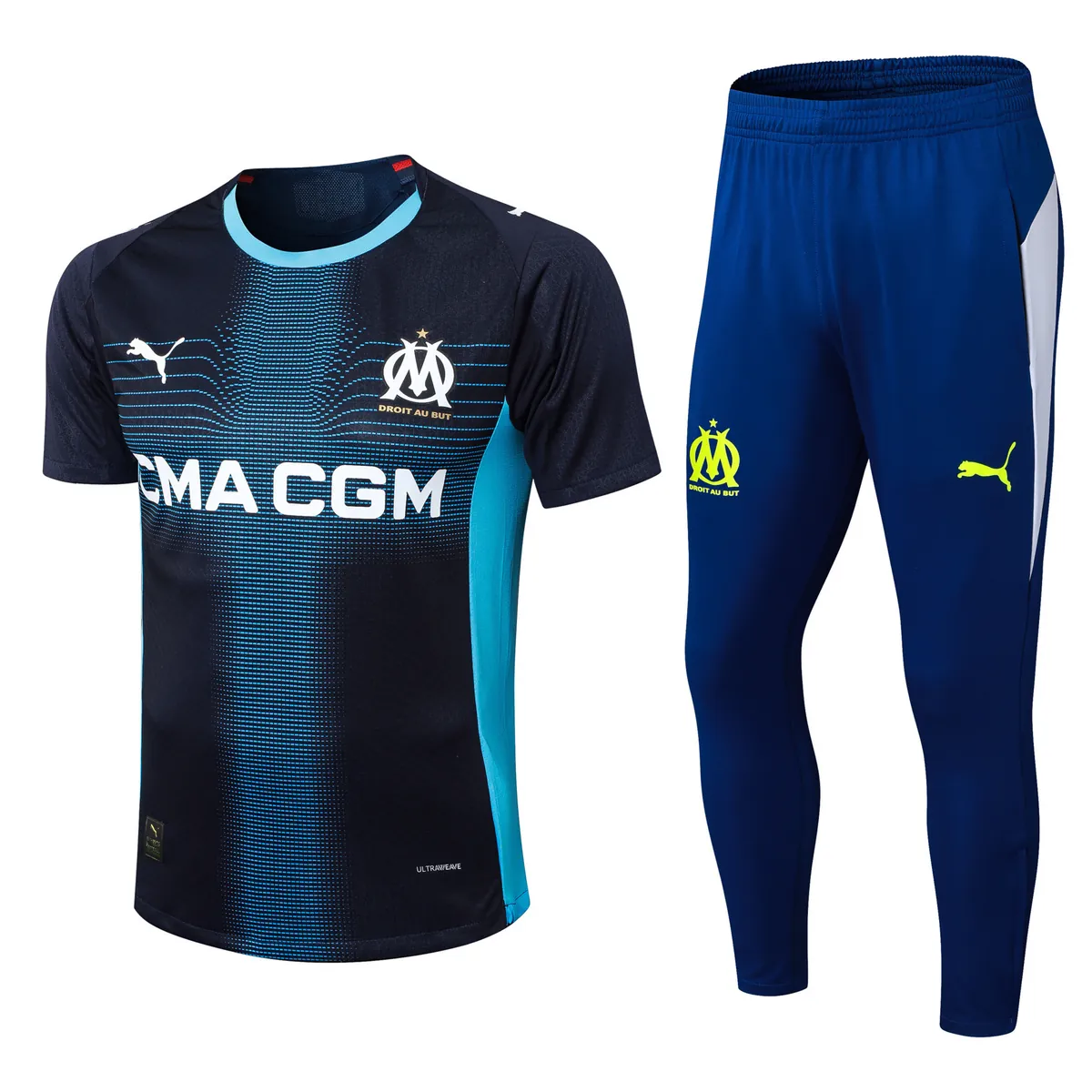 25-26 Marseille Away Player Version Training Kits Football Tracksuits 3
