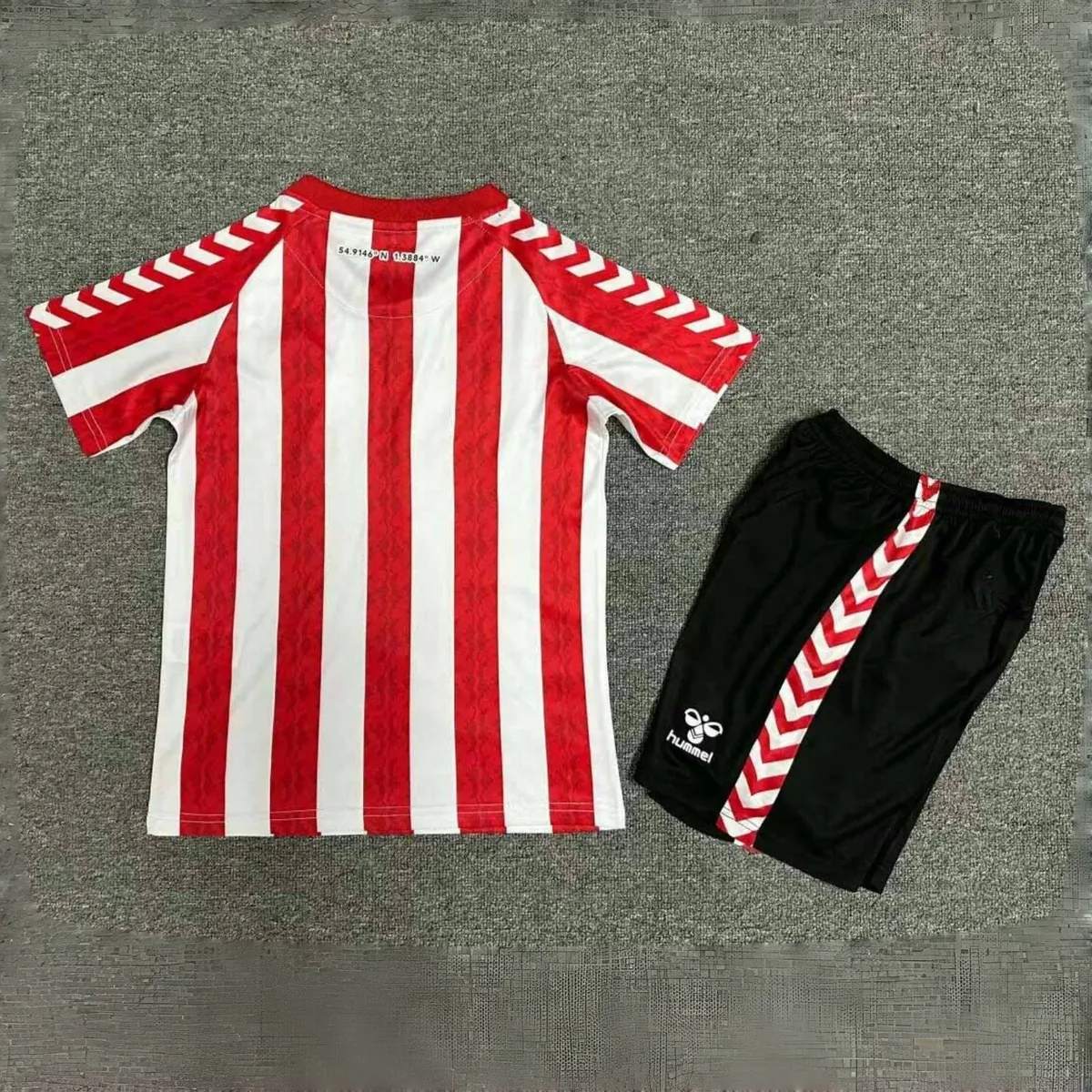 24-25 Sunderland Home Kid Kits Youth Apparels Sport AAAAJersey Yupoo 1