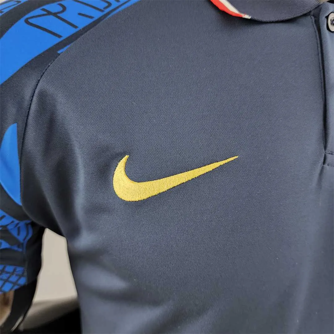 2022 France royal blue POLO 1