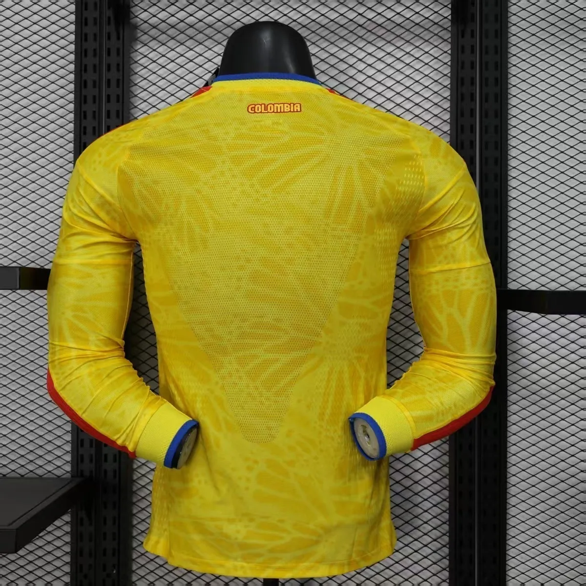 2026 World Cup Colombia Home Kit Player Version Long Sleeve Shirt Football AAAAJersey Yupoo 2
