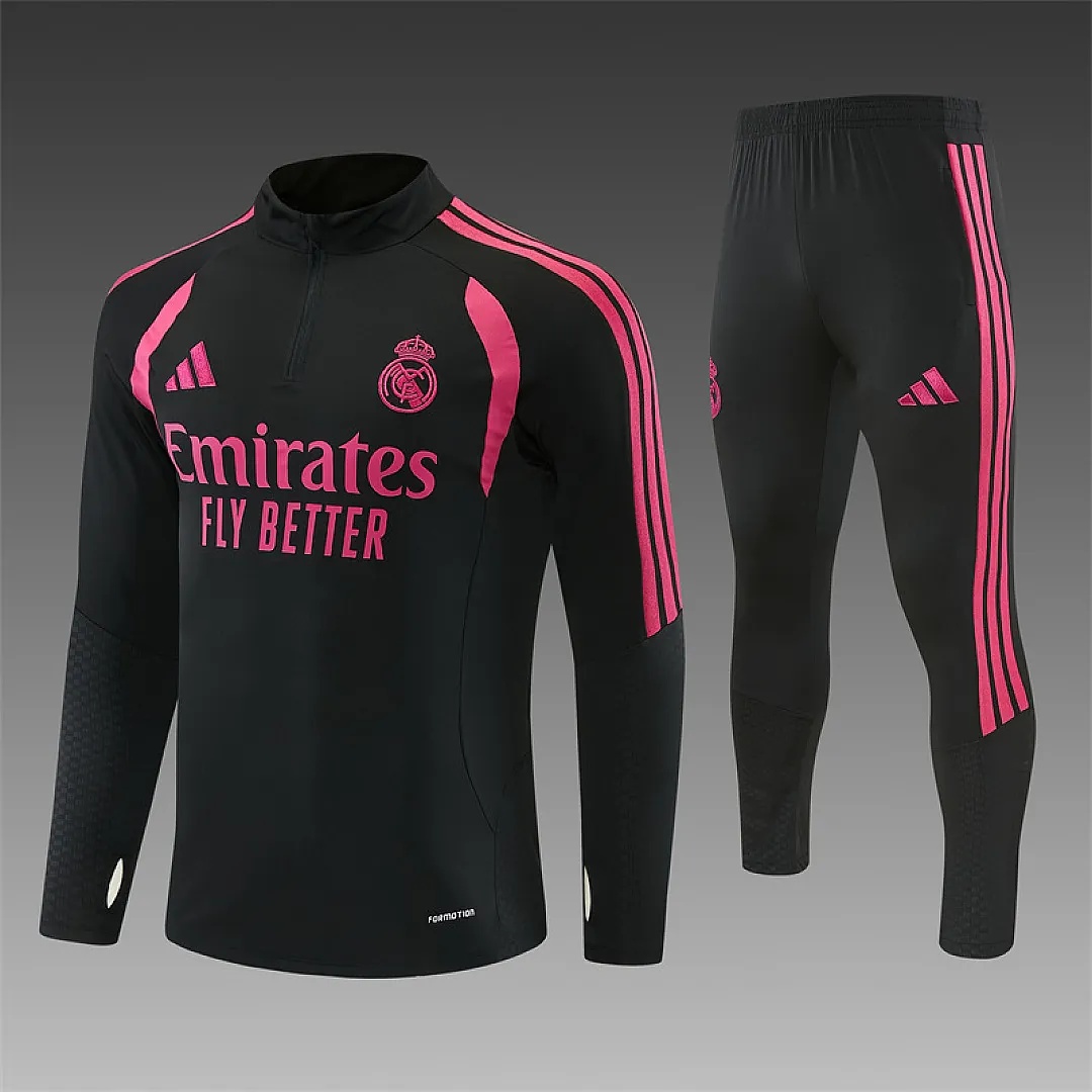 26-27 Real Madrid Mens Kit Football Aldult Training Long Sleeve Suit Yupoo 9 1