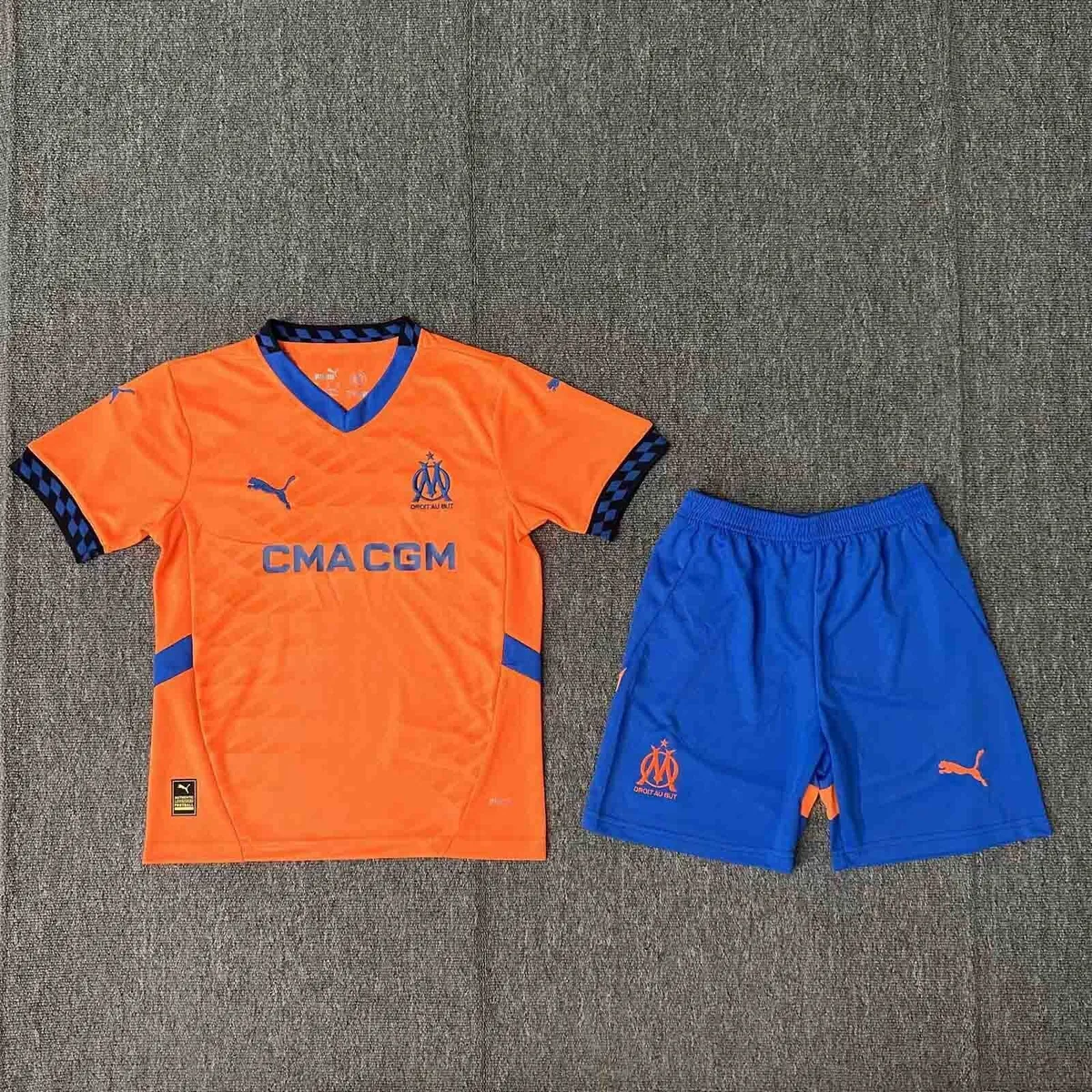 24-25 Marseille Third Kids Kits Youth Apparels AAAAJersey Supplier Yupoo 2
