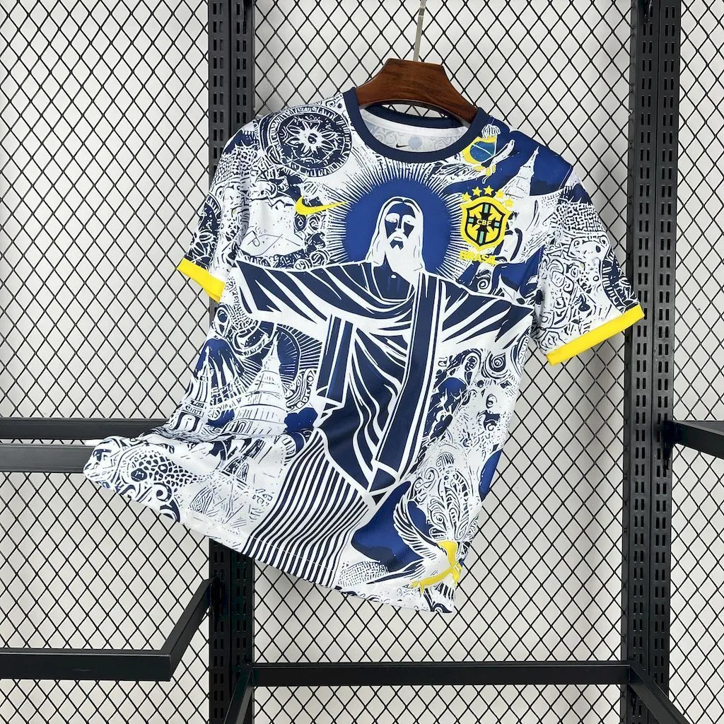 2025 Brazil X Christ Special Edition T-Shirt Football Apparels Soccer AAAAJersey Yupoo 5