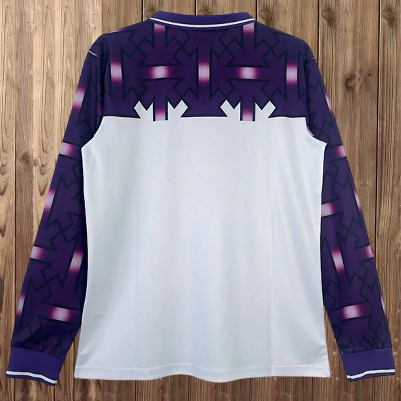 92-93 Fiorentina Away Retro Kit Long Sleeve Shirt Soccer AAAAJersey Yupoo 1