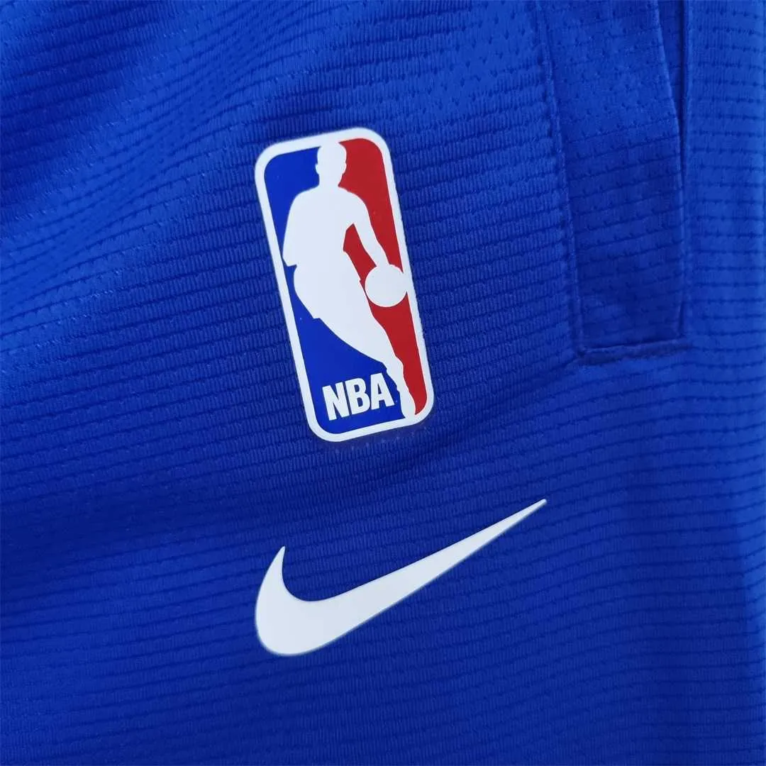 2022 New York Knicks NBA US Training Shorts Blue 1