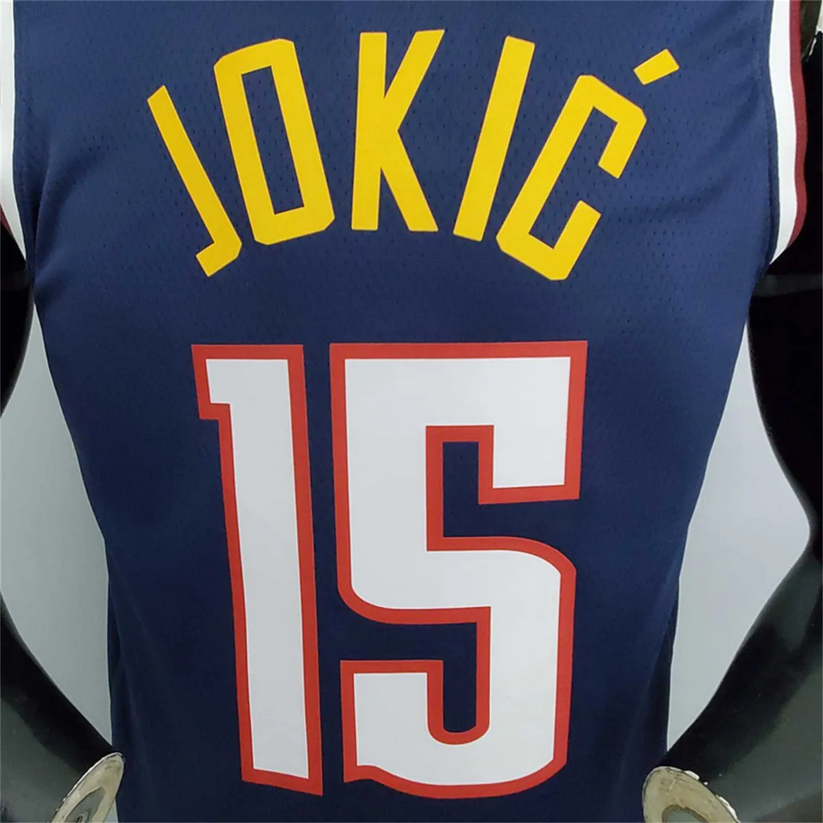 Nuggets Jokic #15 Navy Blue 6