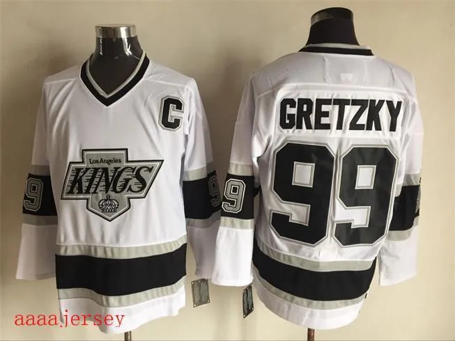 Los Angeles Kings retro ice hockey jersey M-3XL 洛杉矶国王队复古冰球服 2