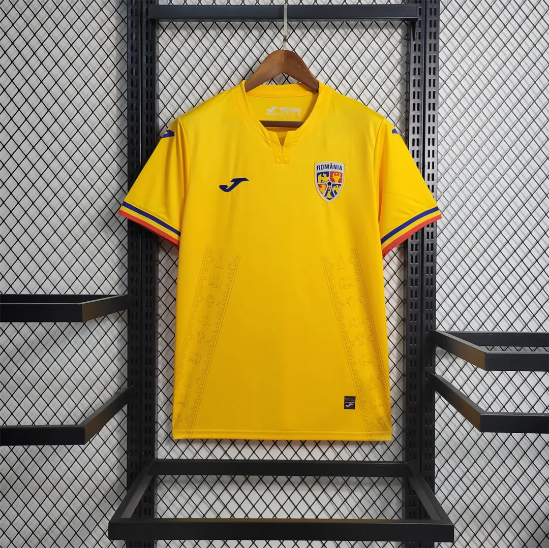 2024 Romania Home Kit UEFA Euro Shirt Best Jerseys Supplier 10