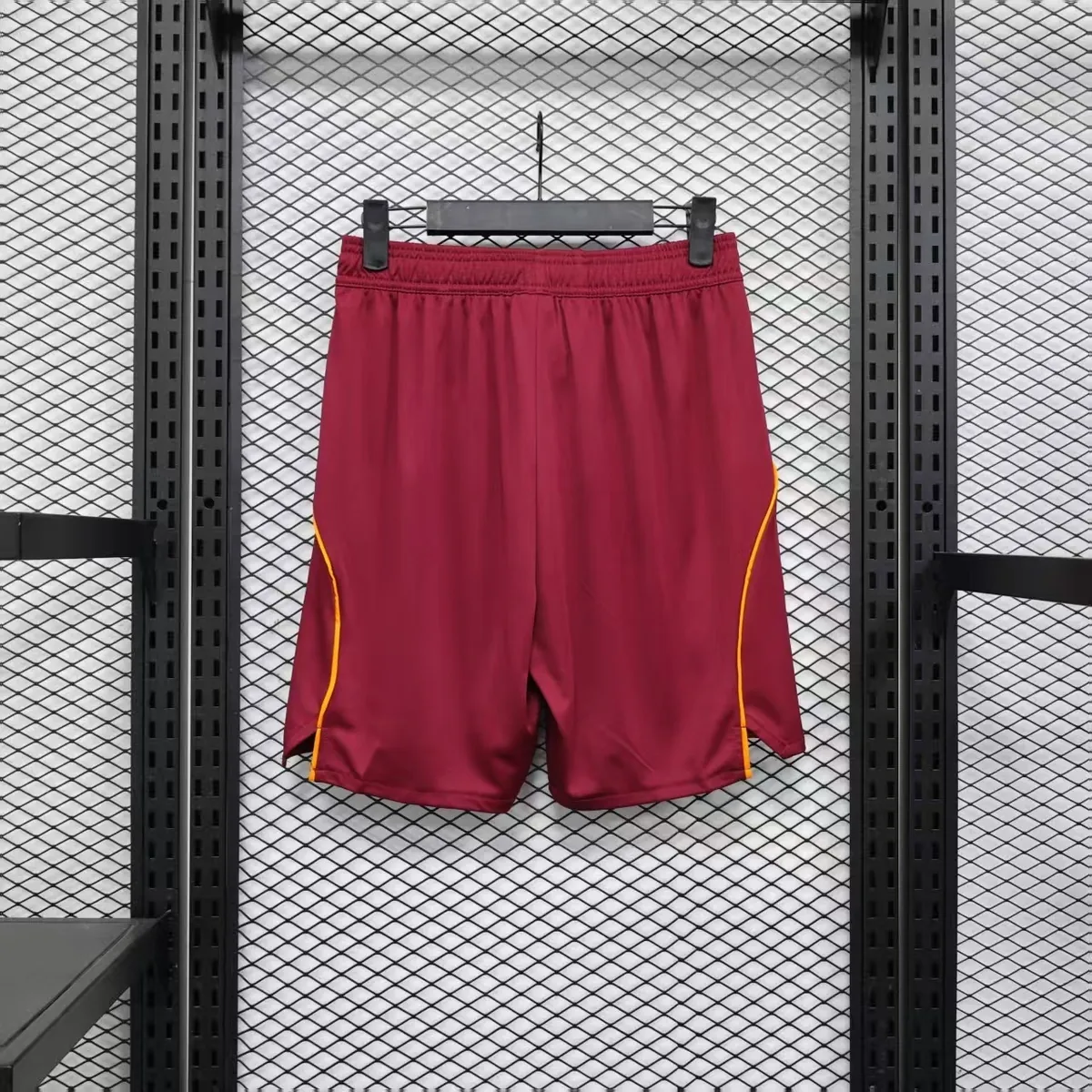 25-26 AS Roma home pants player version Shorts Football Uniform AAAAJerseys Dropshipping Yupoo 1