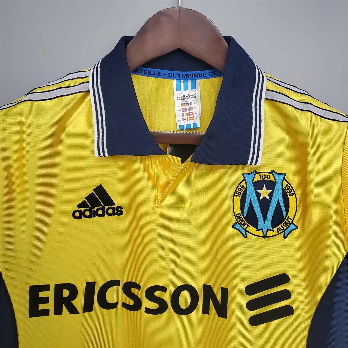 98-99 Marseille away yellow 6