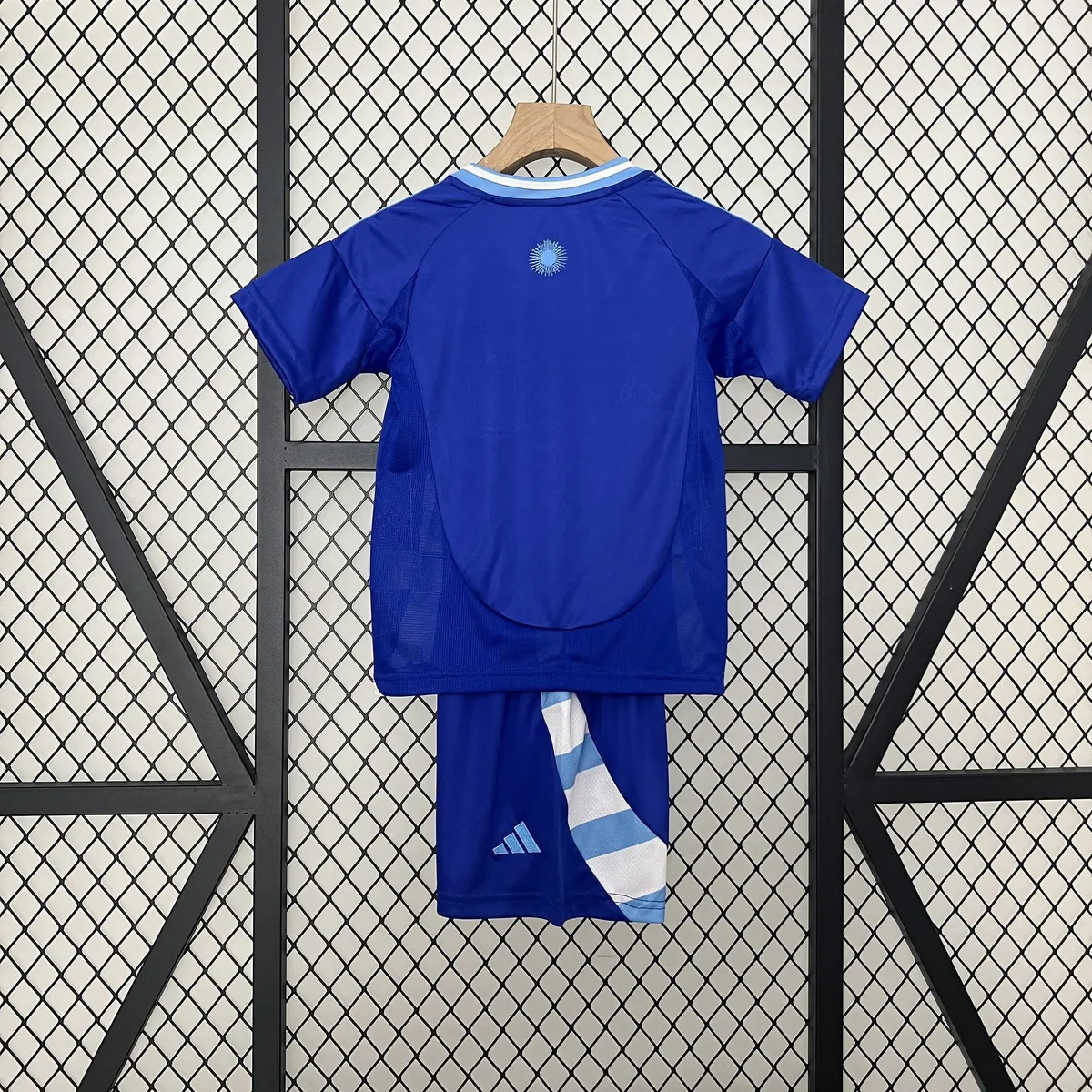 2024 Argentina Away Kid Kits Copa America Children Sets Football Replicas Yupoo 9