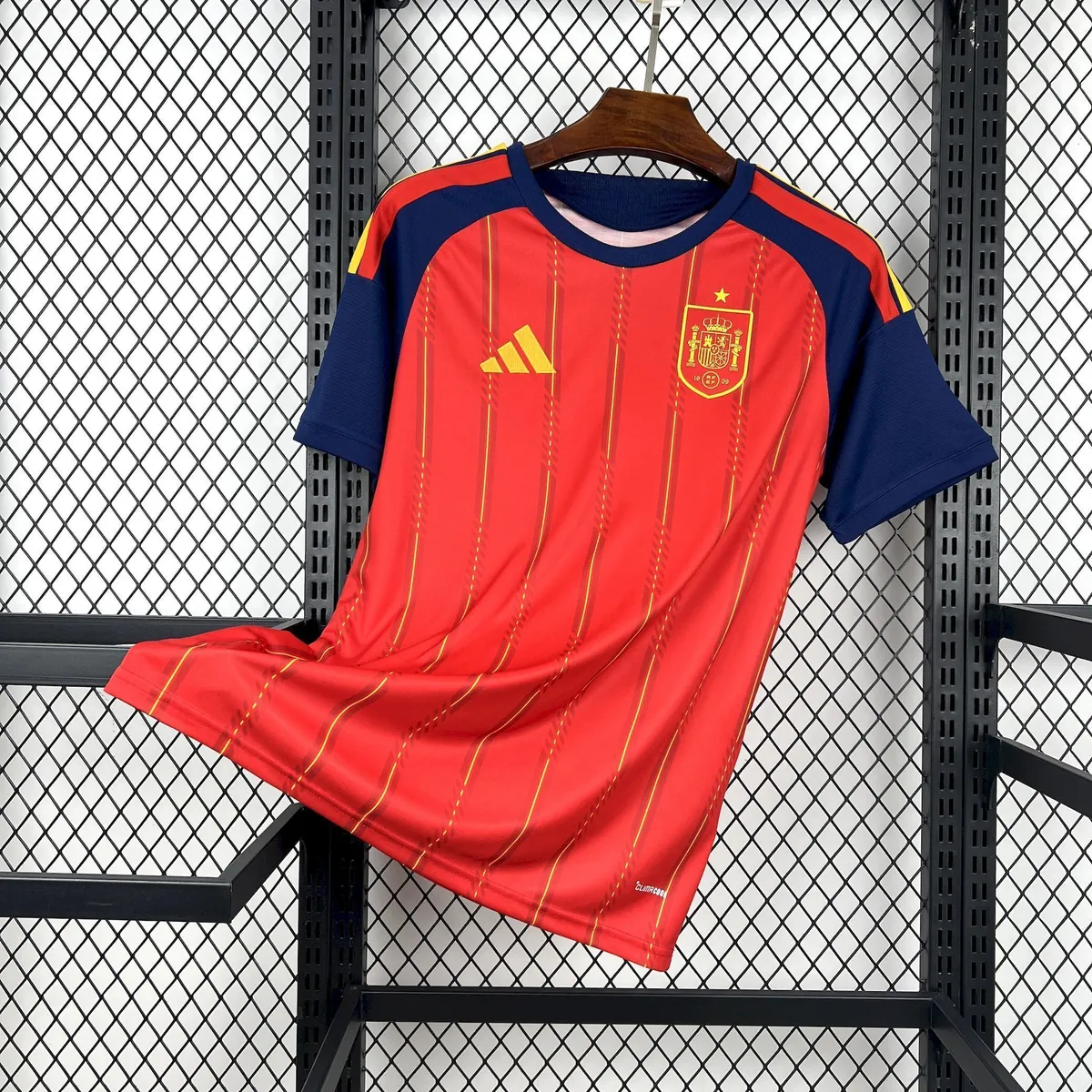 2026 Spain Home Kit Soccer World Cup T-Shirt AAAAJersey Supply Yupoo 9