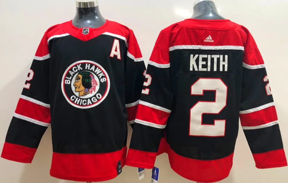 Chicago Blackhawks ice hockey jersey M-3XL 芝加哥黑鹰冰球服 4