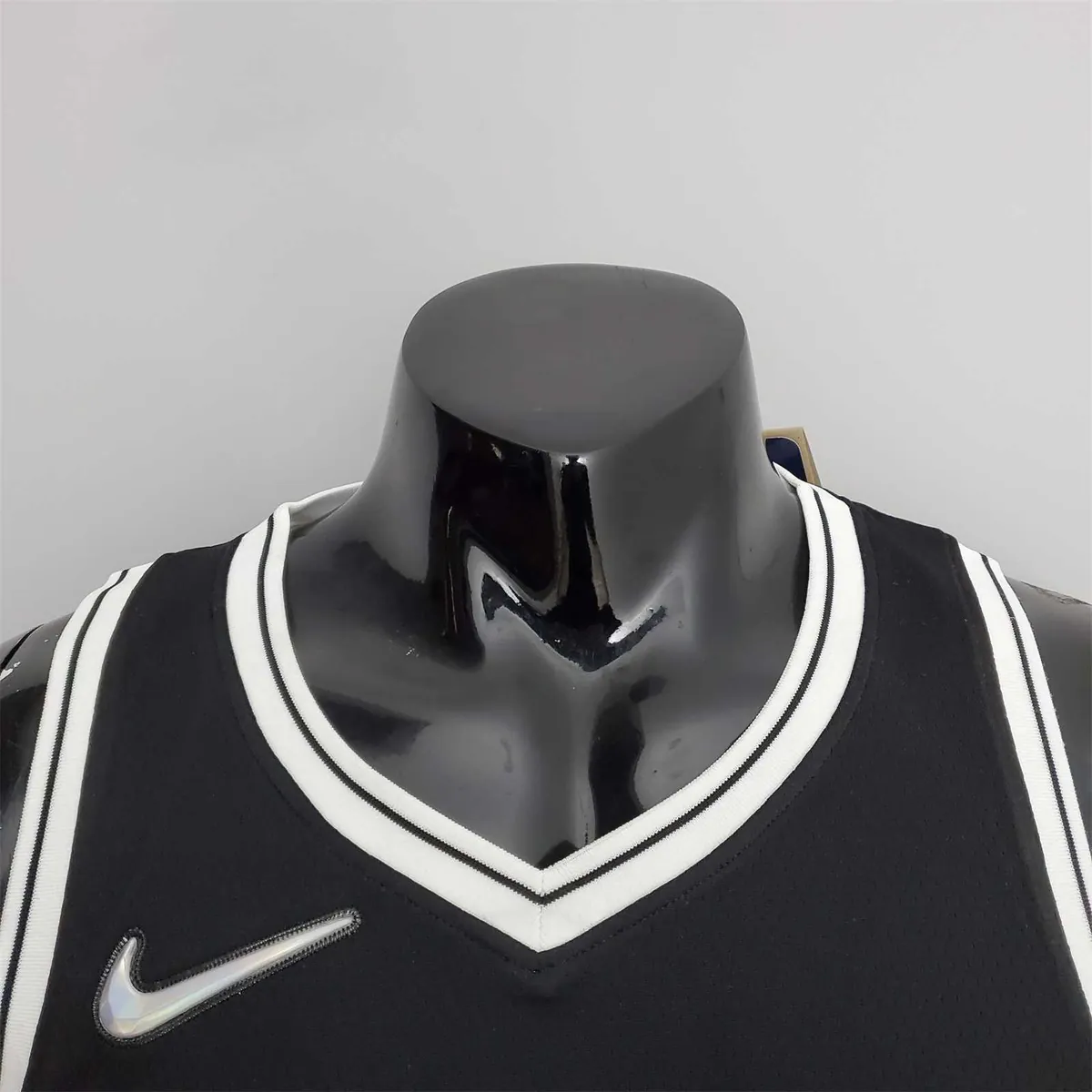 75th Anniversary Simmons #10 Nets Black NBA Jersey 2