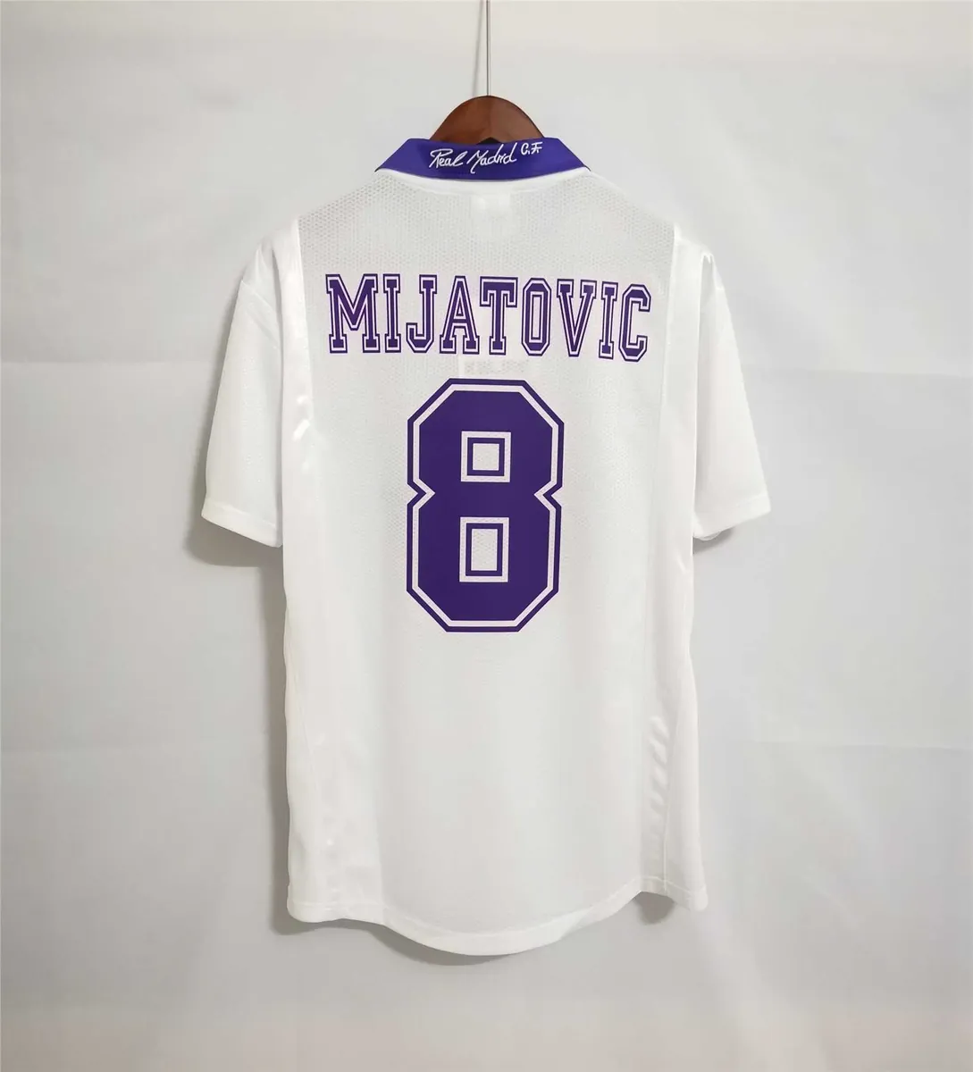 97-98 Real Madrid home champions league white champions 2