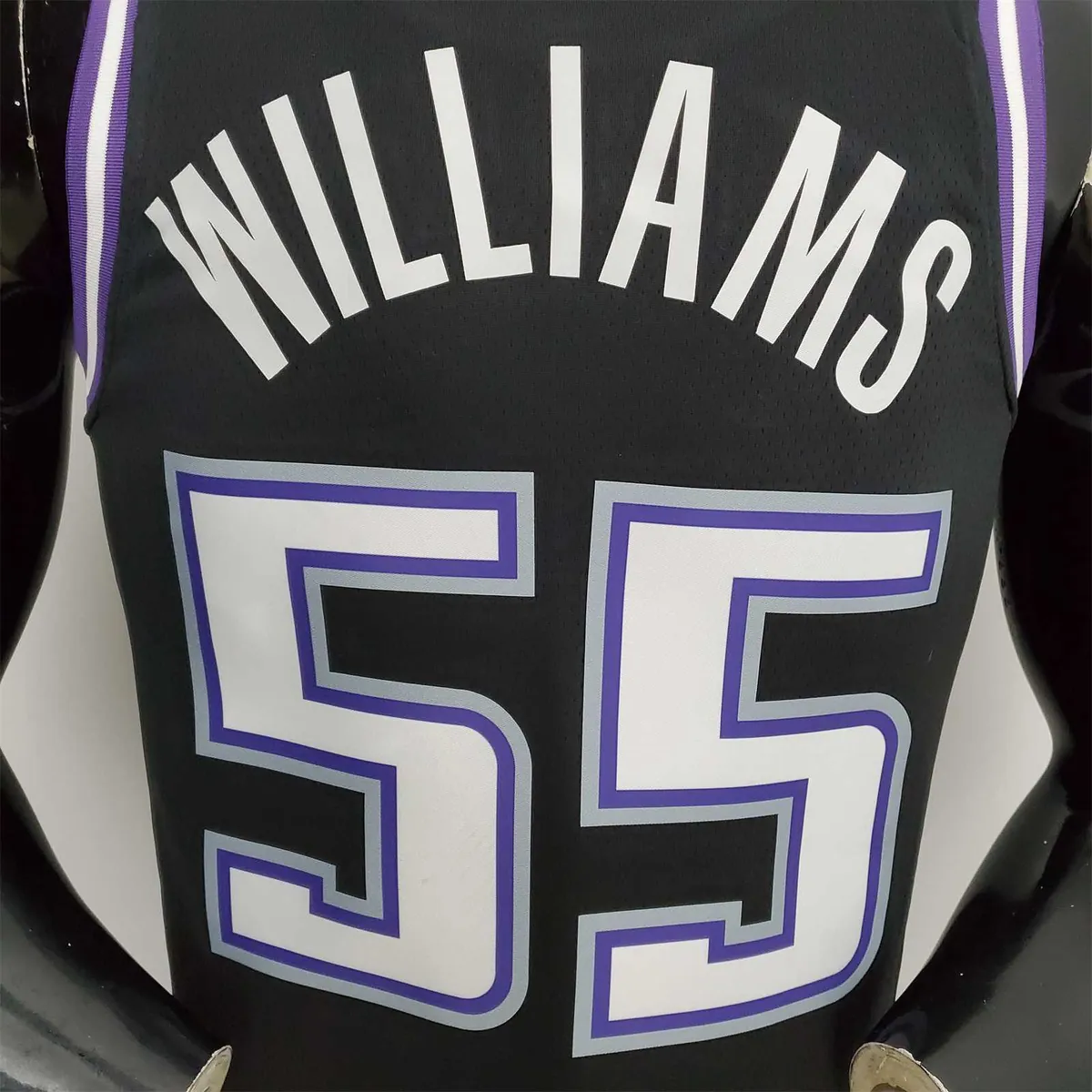 2022 Season Williams#55 Kings City Edition Black NBA Jersey 3