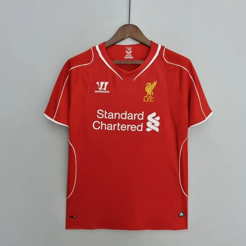 14-15 Retro Liverpool Soccer Jersey Home S-2XL 3