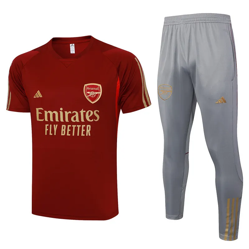 23-24 Arsenal Short Sleeve Training Suit Yupoo 3