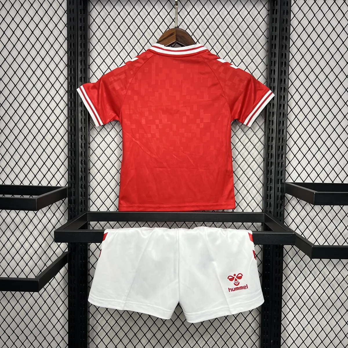 2024 Denmark Home Kid Kits UEFA Euro Youth Apparels AAAAJersey Supplier Yupoo 4