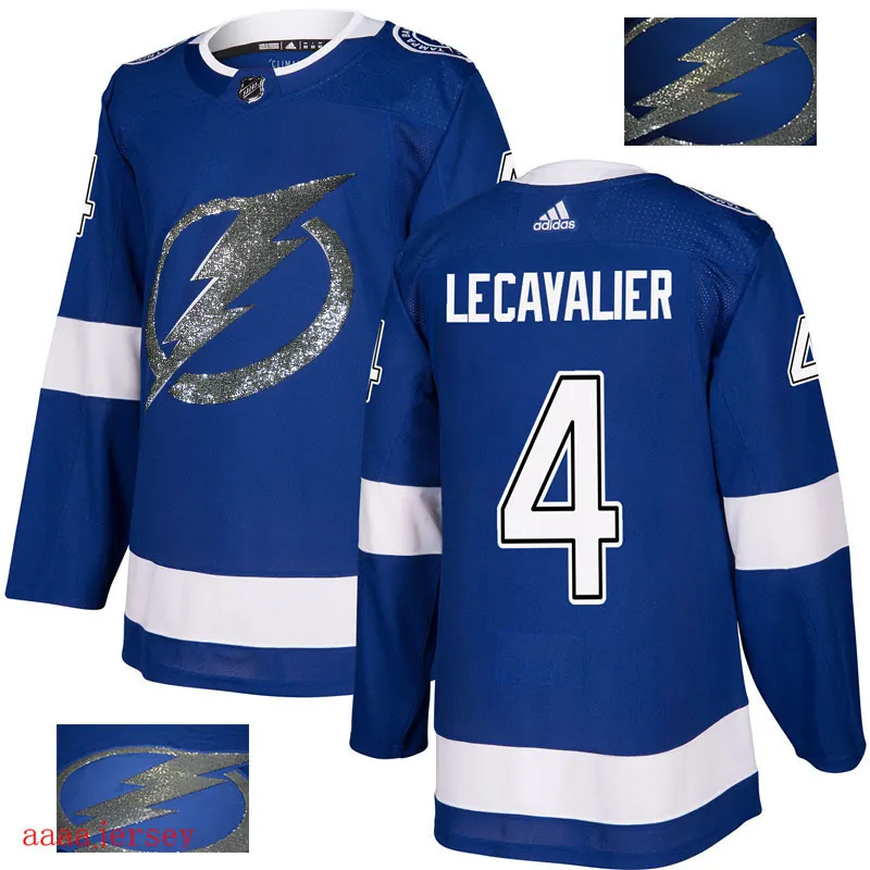2018 Tampa Bay Lightning ice hockey jersey M-3XL 坦帕湾闪电队时尚亮片款冰球服 24